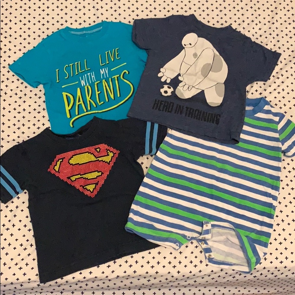 Boy 2T 4 piece set 💙💚